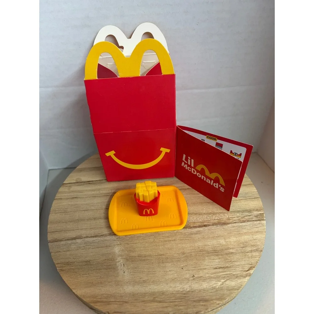 McDonalds Lil McDonalds Happy Meal Toy Set French Fries Tray Box 2025